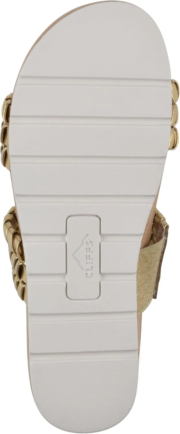 CLIFFS BY WHITE MOUNTAIN Women's Thankful Slide Sandal
