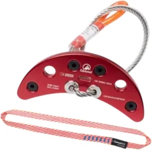 Climbing Hanger, Stainless Steel Climbing Anchor Plate, Easy to Install, 15kN Fixed Point for Rappelling Travel Rigging