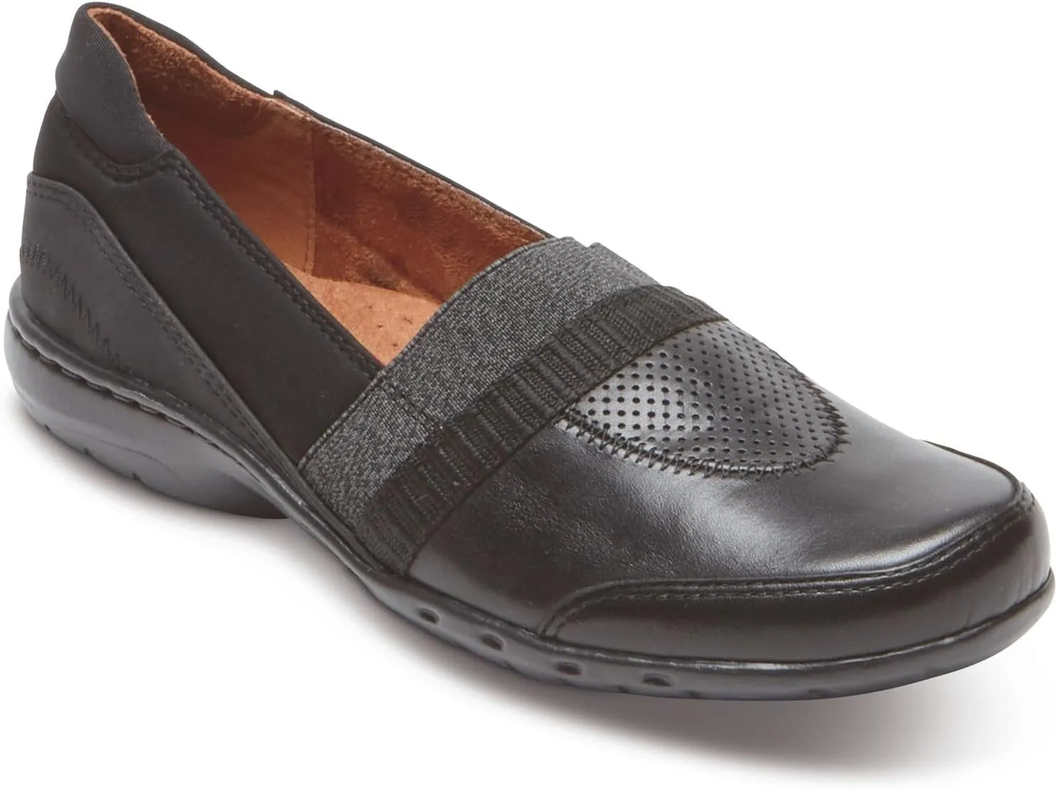 Cobb Hill Penfield A Line Casual Slip-On Women's Slip On, 6.5 C/D US, Black