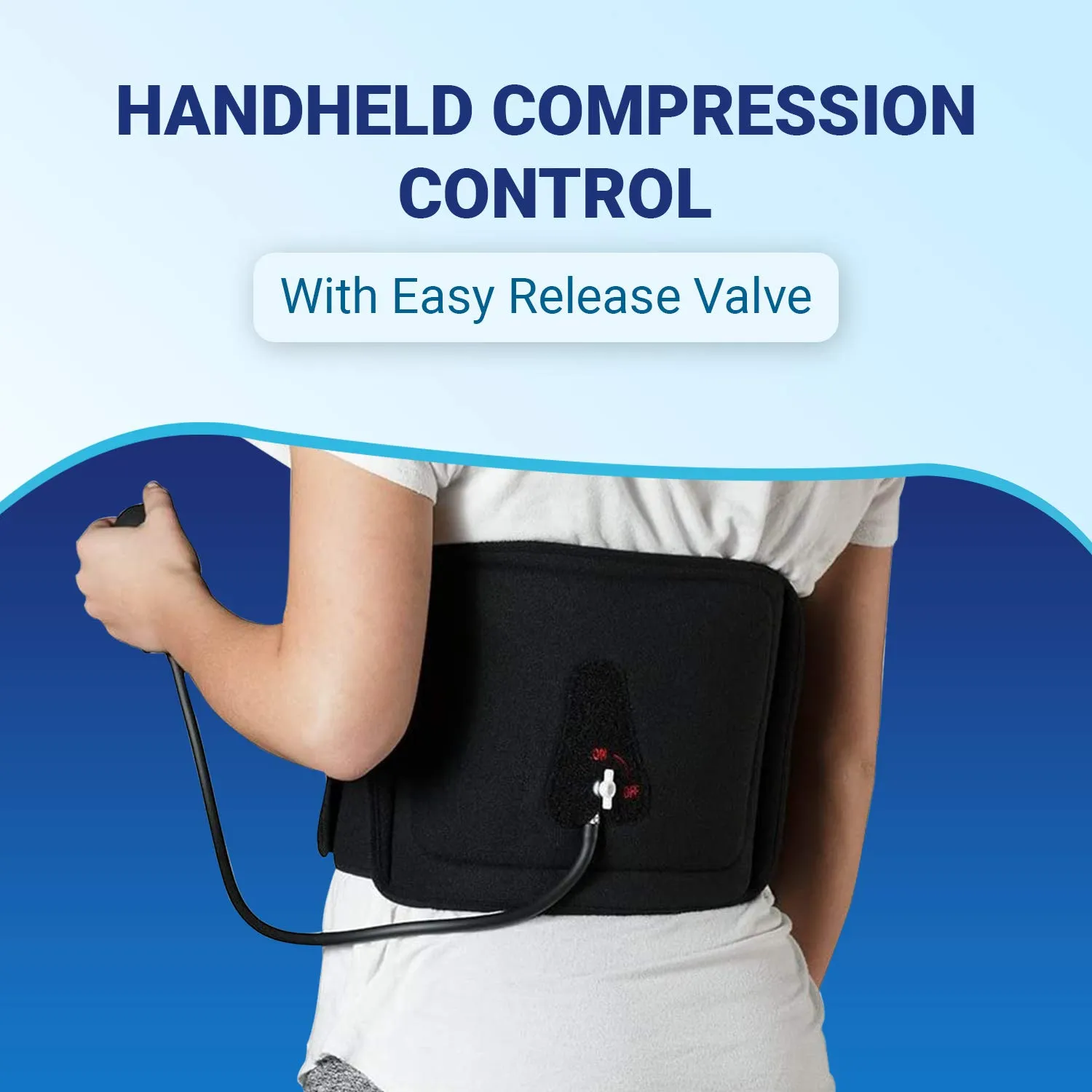 Cold Pack Compression Wrap for Hand, Wrist, Arm Ice Pack Therapy Cryo-Cool Flexible Treatment for Injuries, Aches, Swelling, Sprains, Inflammation