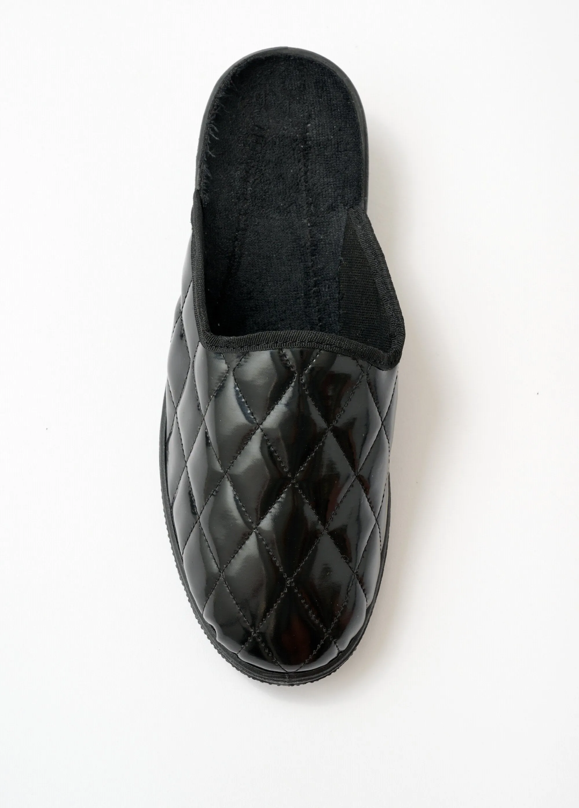 Comfort width mule slippers