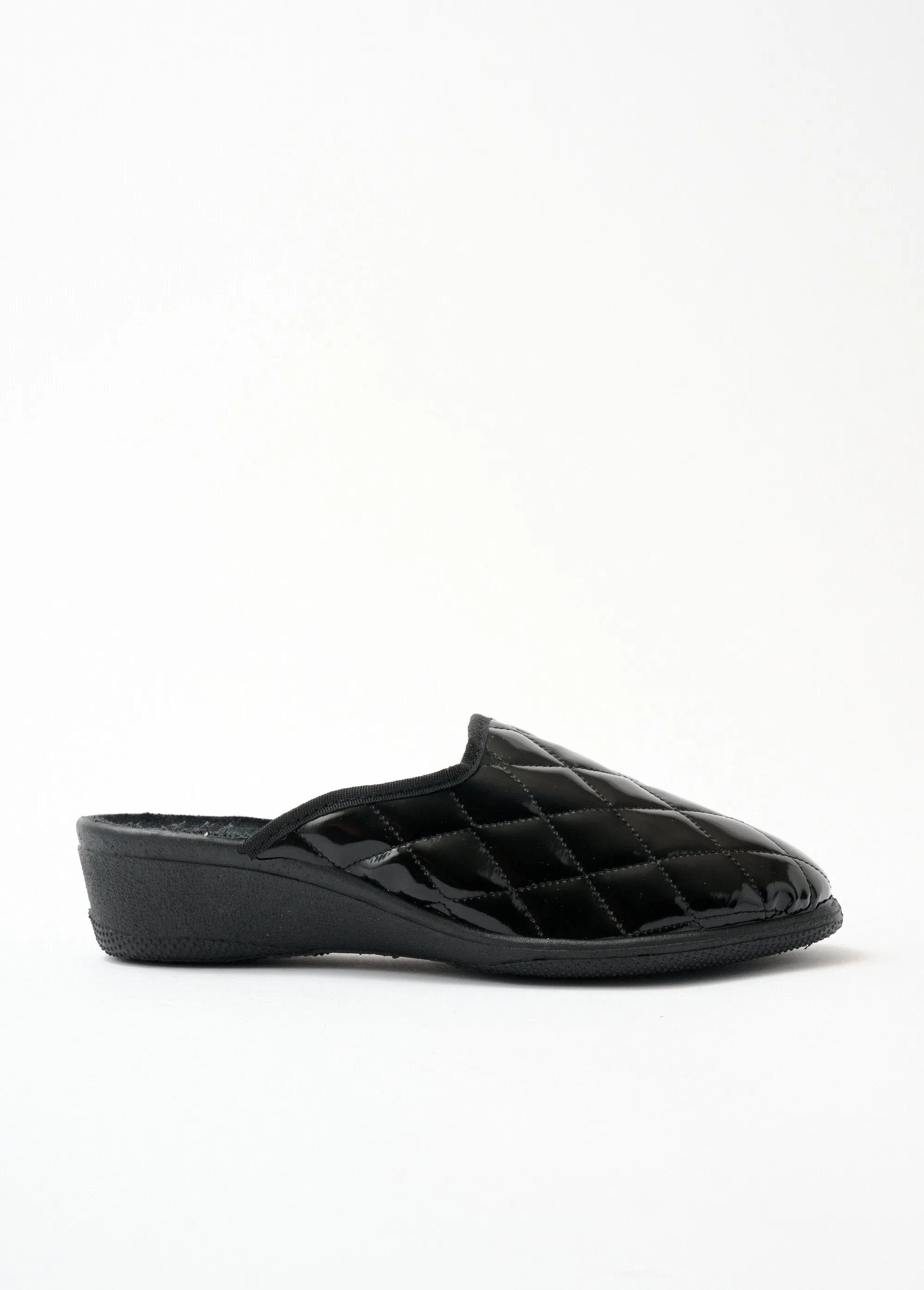Comfort width mule slippers
