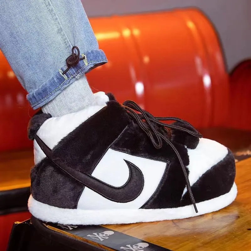 Comfortable Plush Sneaker Slippers