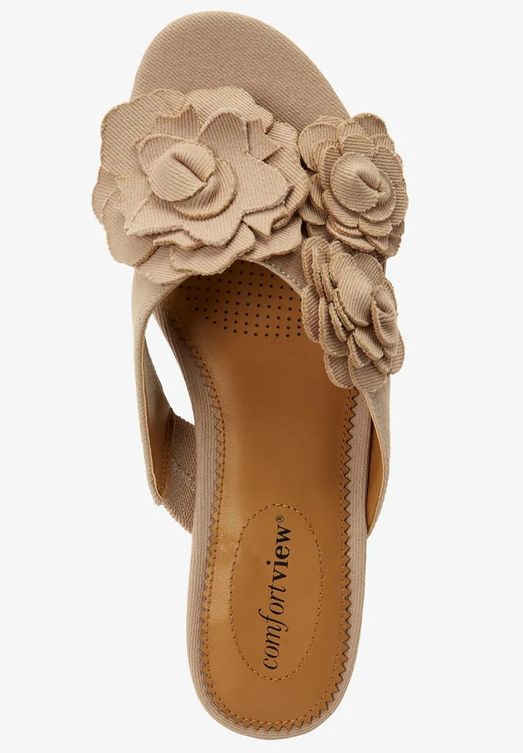 Comfortview Women's Wide Width The Carmen Mule
