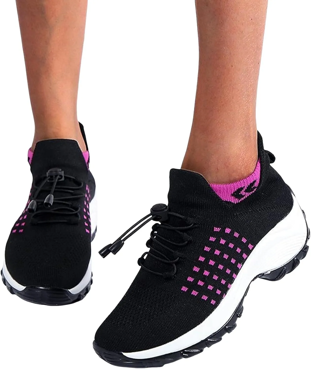 Comfortwear Ortho Stretch Cushion Shoes for Women Plantar Fasciitis, Comfort Wear Ortho Shoes Women Slip On Sneakers