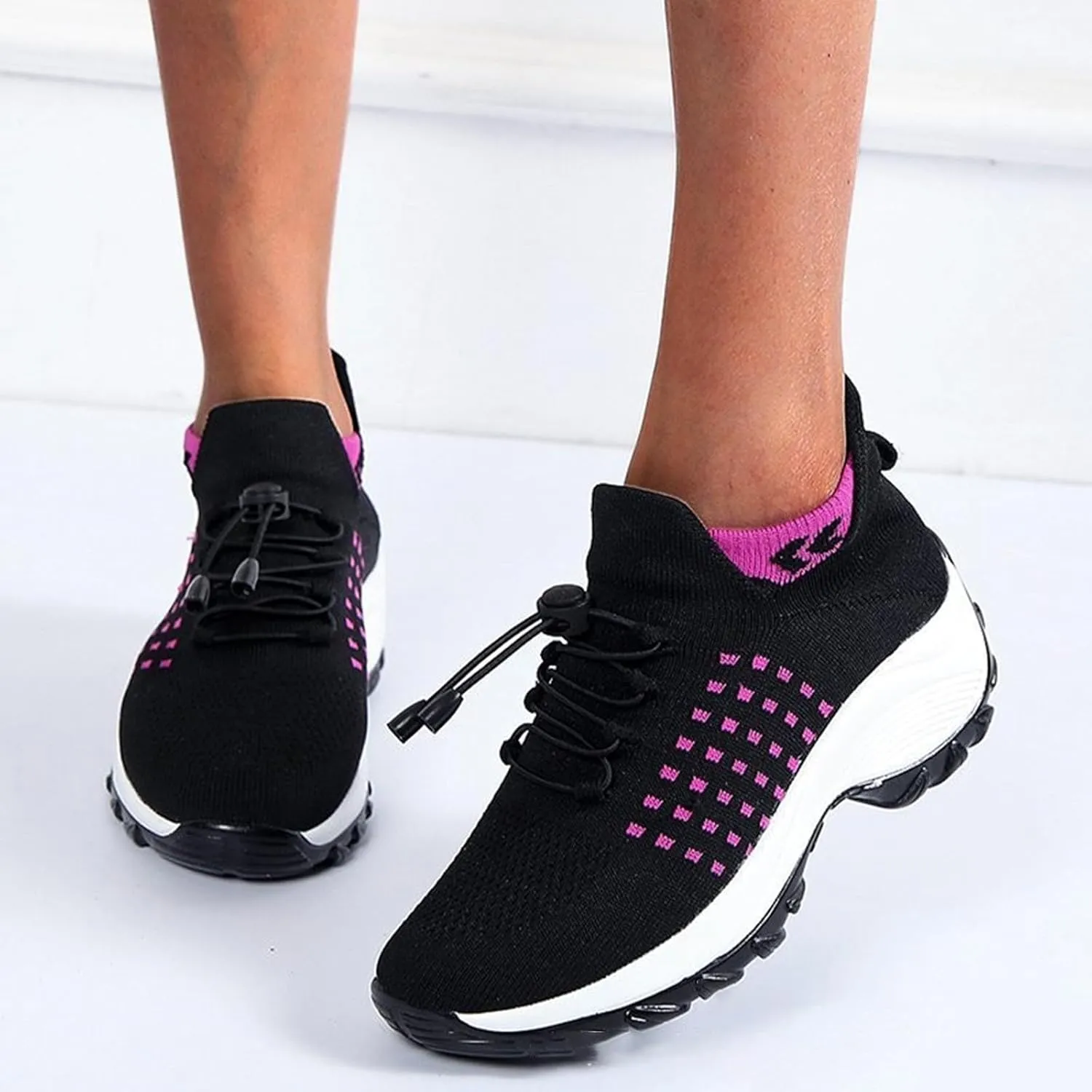 Comfortwear Ortho Stretch Cushion Shoes for Women Plantar Fasciitis, Comfort Wear Ortho Shoes Women Slip On Sneakers