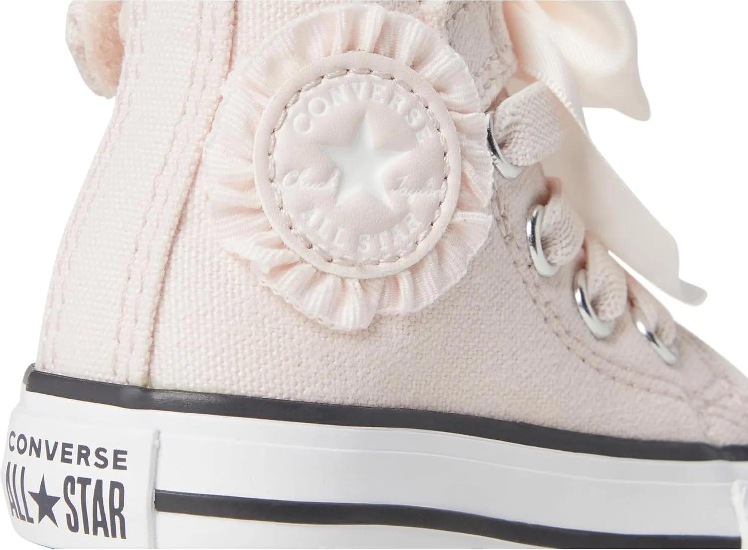 Converse Baby-Boy's Chuck Taylor All Star Ruffles & Bows Easy-on (Infant/Toddler) Sneaker