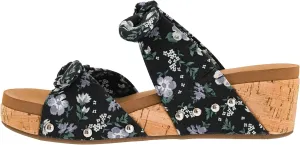 Corkys Footwear Women's Sittin Pretty Wedge Sandal - 2 Inch Cushioned Wedge, Slip On Closure for Comfort & Style, Perfect for Casual & Dressy Outfits, All Day Wear