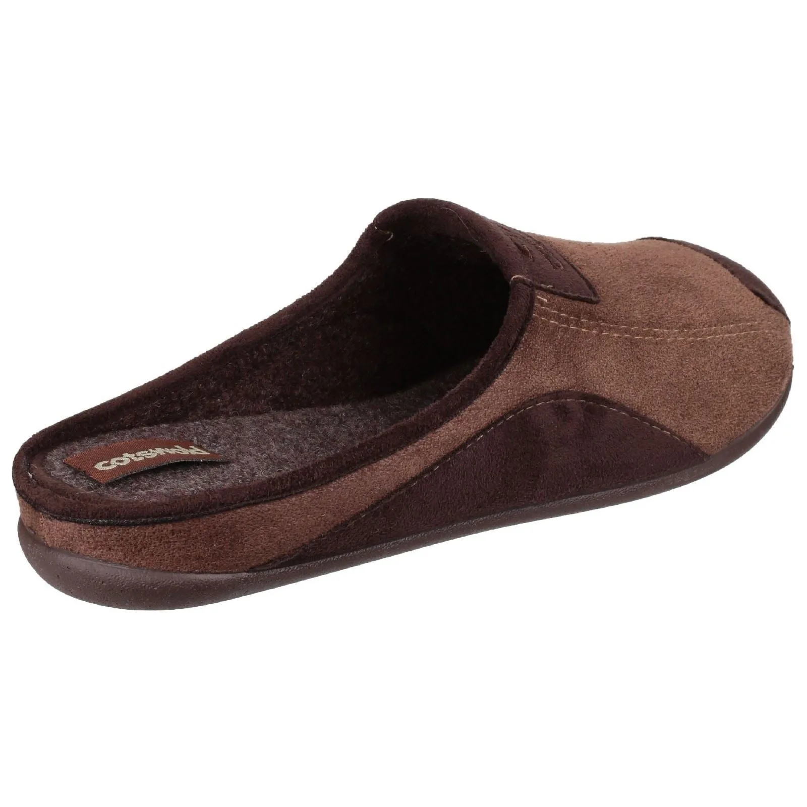 Cotswold Men's Westwell Slipper in Brown