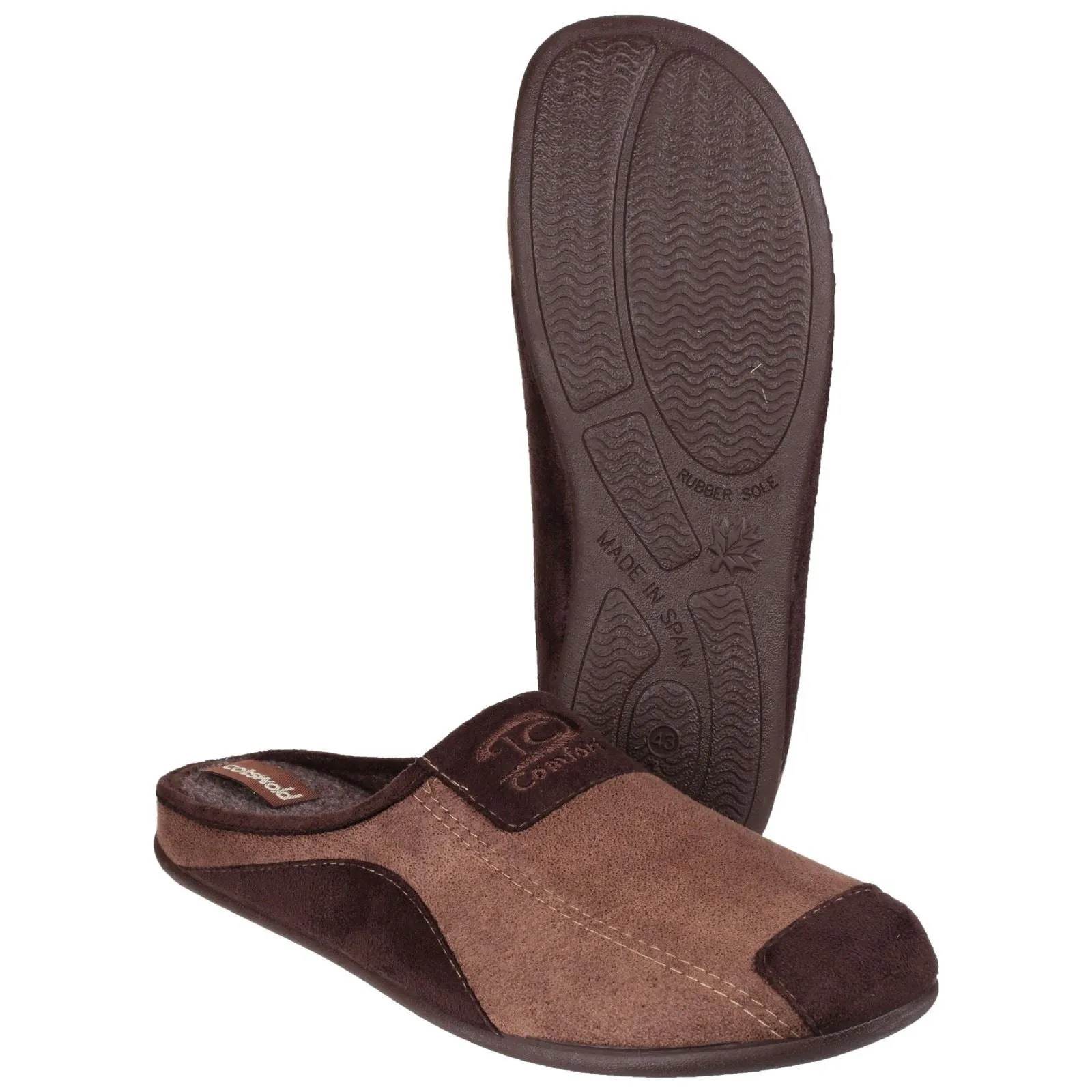 Cotswold Men's Westwell Slipper in Brown