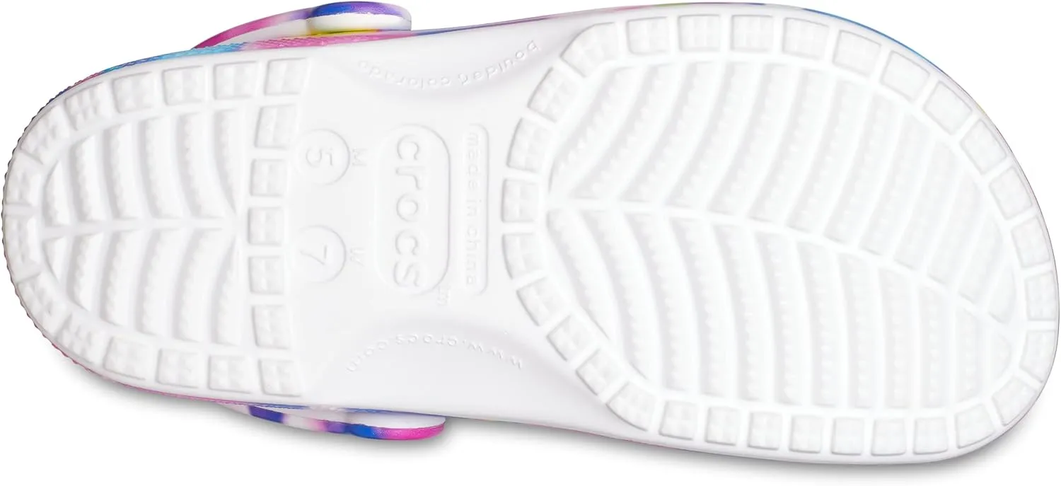 Crocs Classic Solar Rainbow Clogs