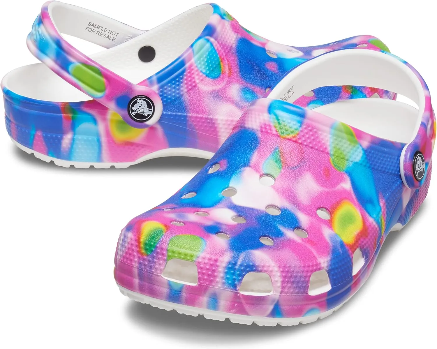 Crocs Classic Solar Rainbow Clogs
