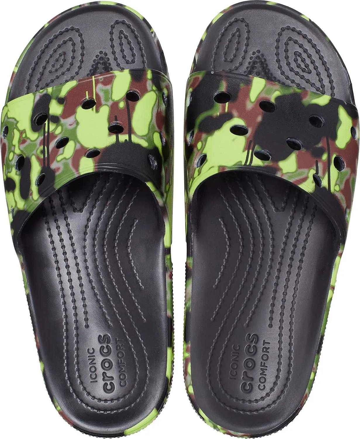Crocs Unisex Adult Classic Graphic Slide Sandal
