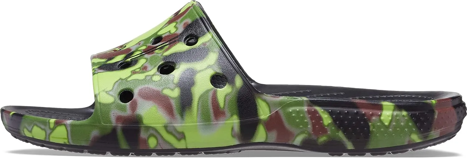 Crocs Unisex Adult Classic Graphic Slide Sandal