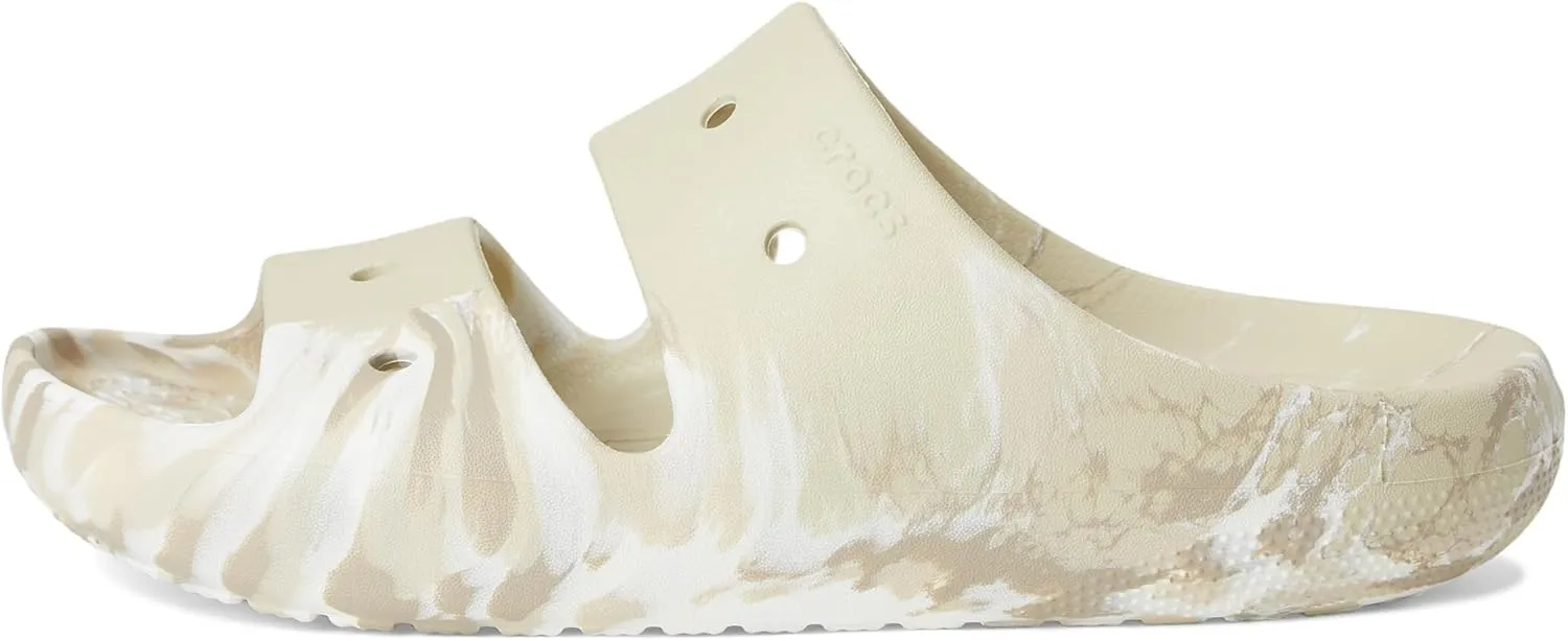 Crocs Unisex-Adult Classic Marbled Sandals Slide