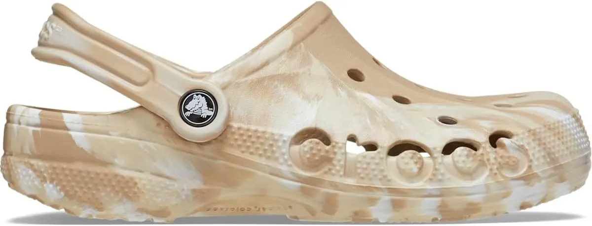 Crocs Unisex Classic Marbled Tie Dye Clog, Chai/Multi, Numeric_8 US Men (Chai/Multi, US Footwear Size System, Adult, Men, Numeric, Medium, 8)