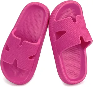 Cubufly Kids Cloud Slides Boys Girls Pillow Slippers Shower Slip on Slide Sandals