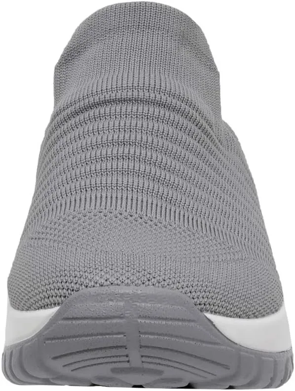 CUSHIONAIRE Women's Breeze Stretch Knit Slip on Sneaker  Memory Foam & LiteSole Technology