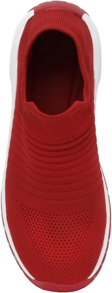 CUSHIONAIRE Women's Breeze Stretch Knit Slip on Sneaker  Memory Foam & LiteSole Technology