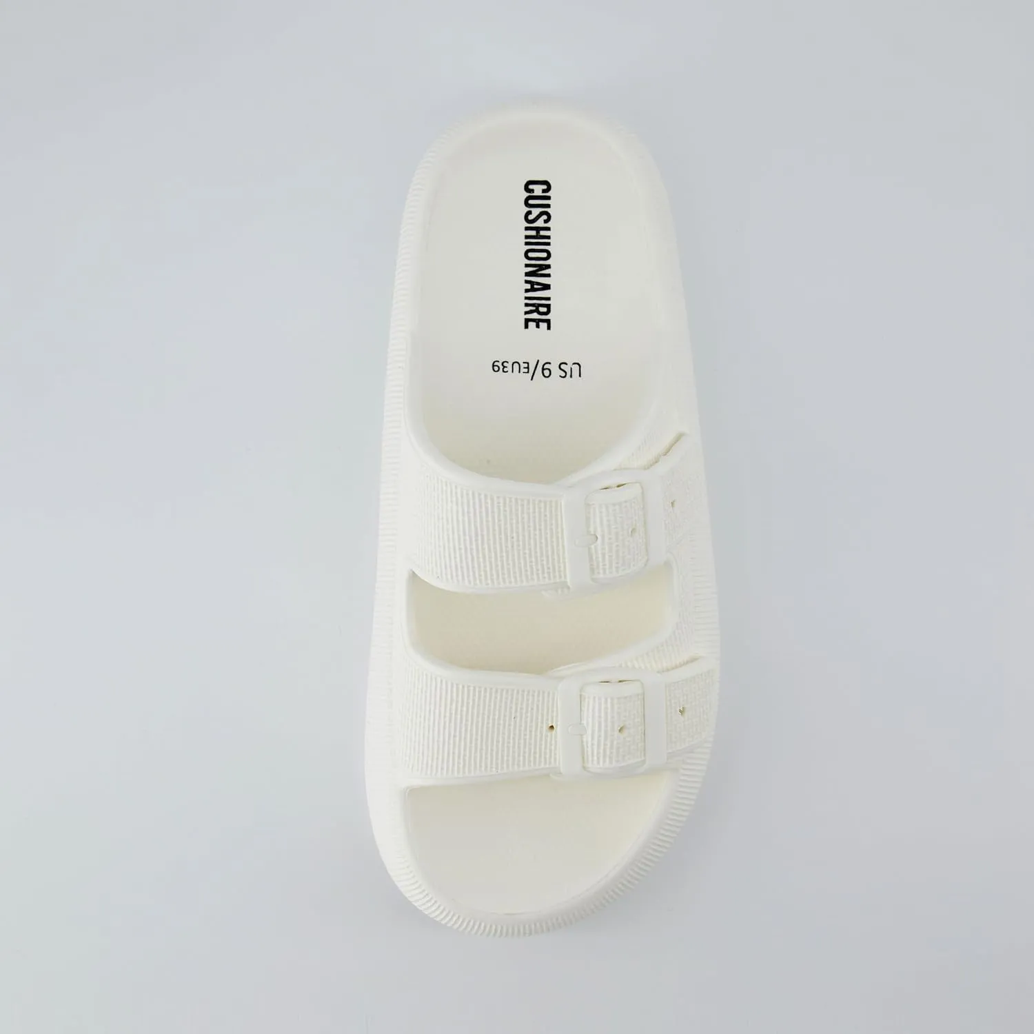 CUSHIONAIRE Women's Fame recovery cloud slide with  Comfort