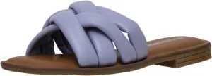 CUSHIONAIRE Women's Farah slide sandal  Memory Foam