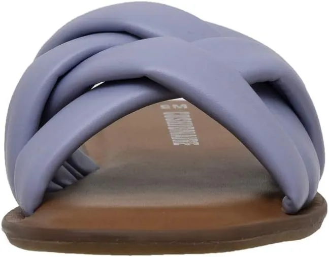 CUSHIONAIRE Women's Farah slide sandal  Memory Foam