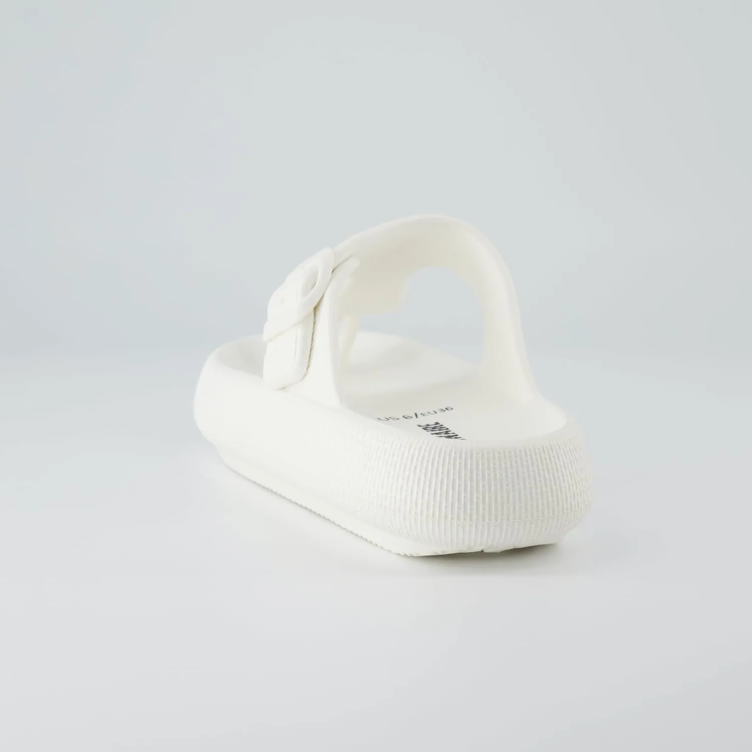 CUSHIONAIRE Women's Flo thong recovery cloud pool slide sandal with  Comfort
