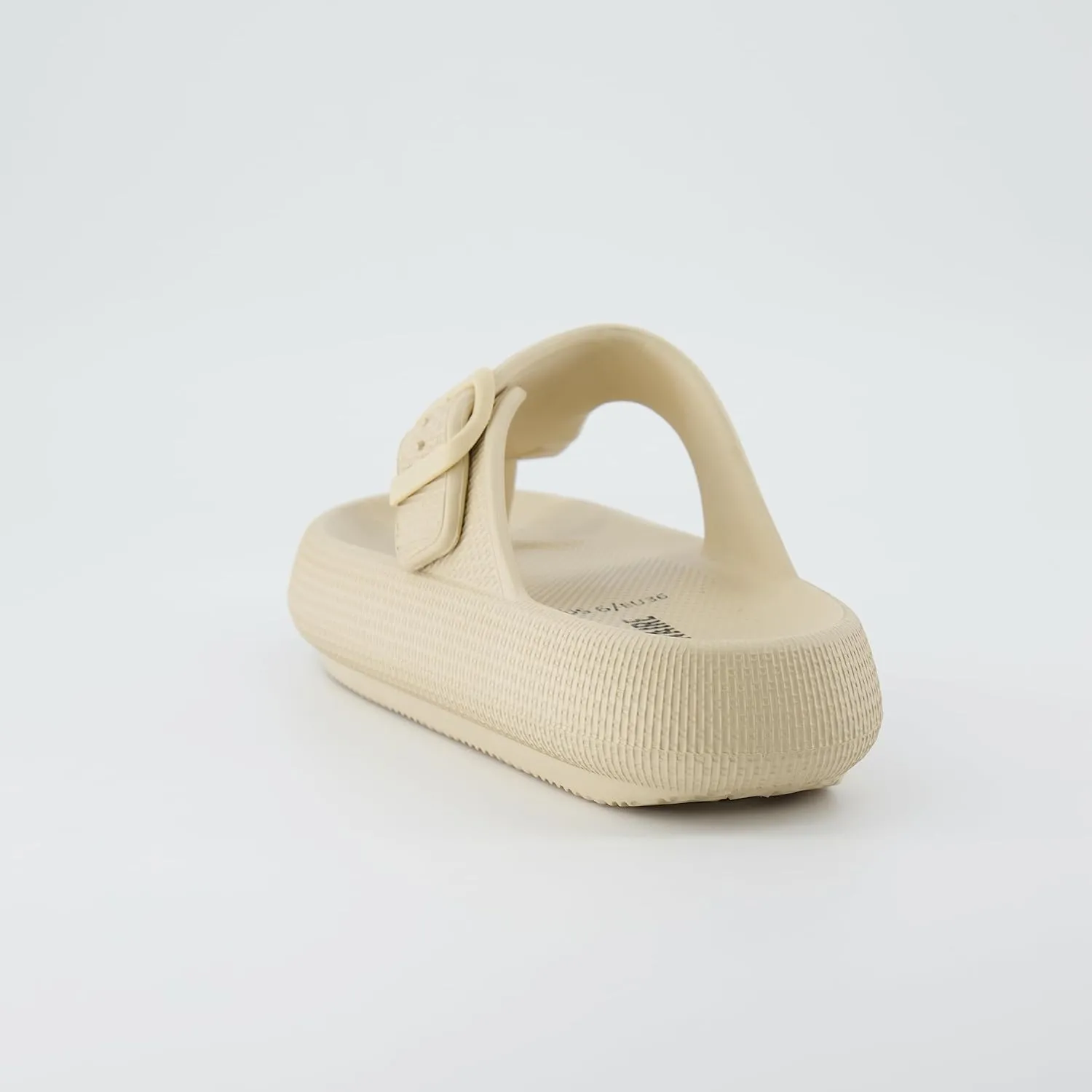 CUSHIONAIRE Women's Flo thong recovery cloud pool slide sandal with  Comfort