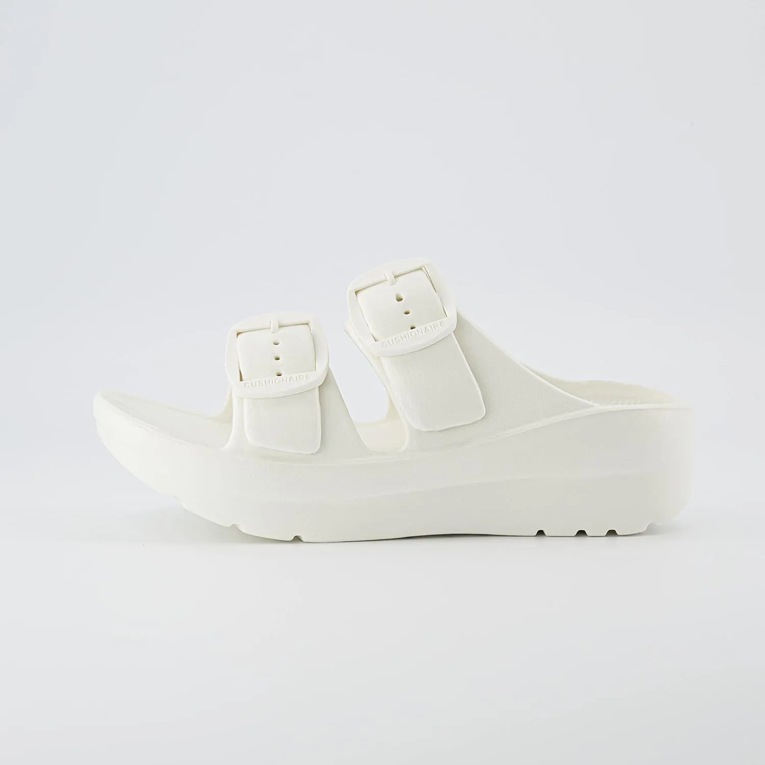 CUSHIONAIRE Women's Mesa recovery slide sandal with  Comfort