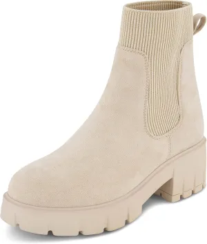 CUSHIONAIRE Women's Sparks slip on chelsea boot  Memory Foam, Wide Widths Available