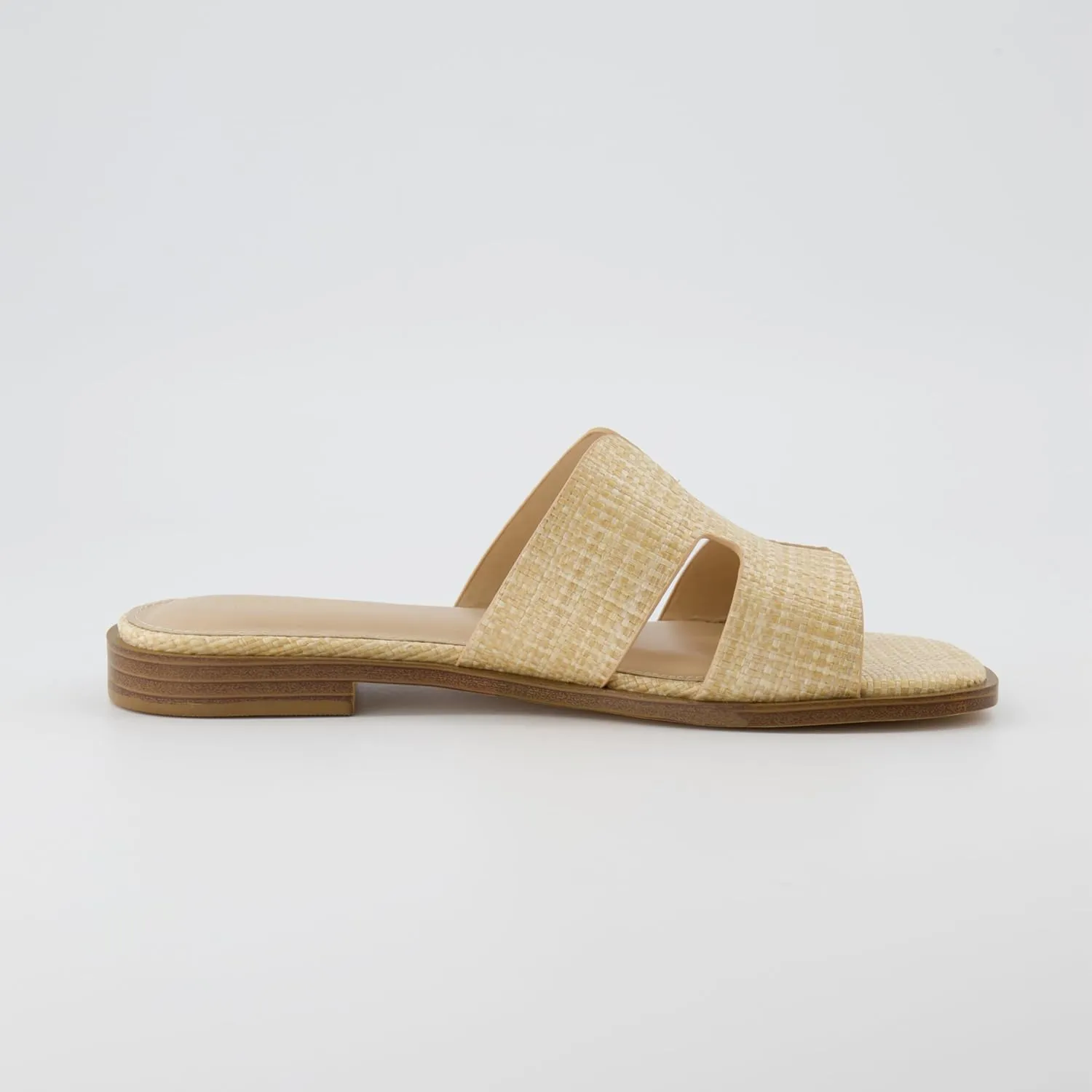 CUSHIONAIRE Women's Voyage slide sandal  Memory Foam, Wide Widths Available