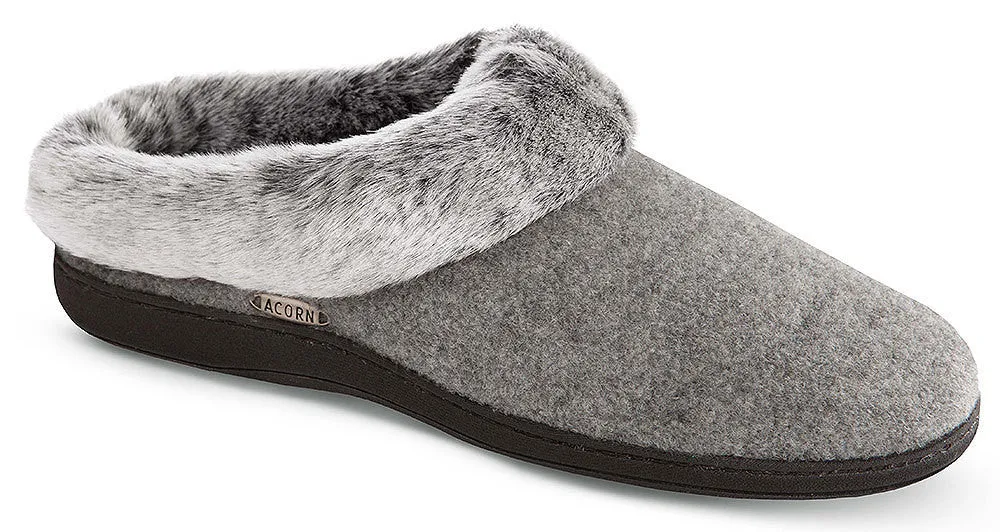 Customer-endorsed by Slippers Mule Chinchilla Acorn II Customer-first