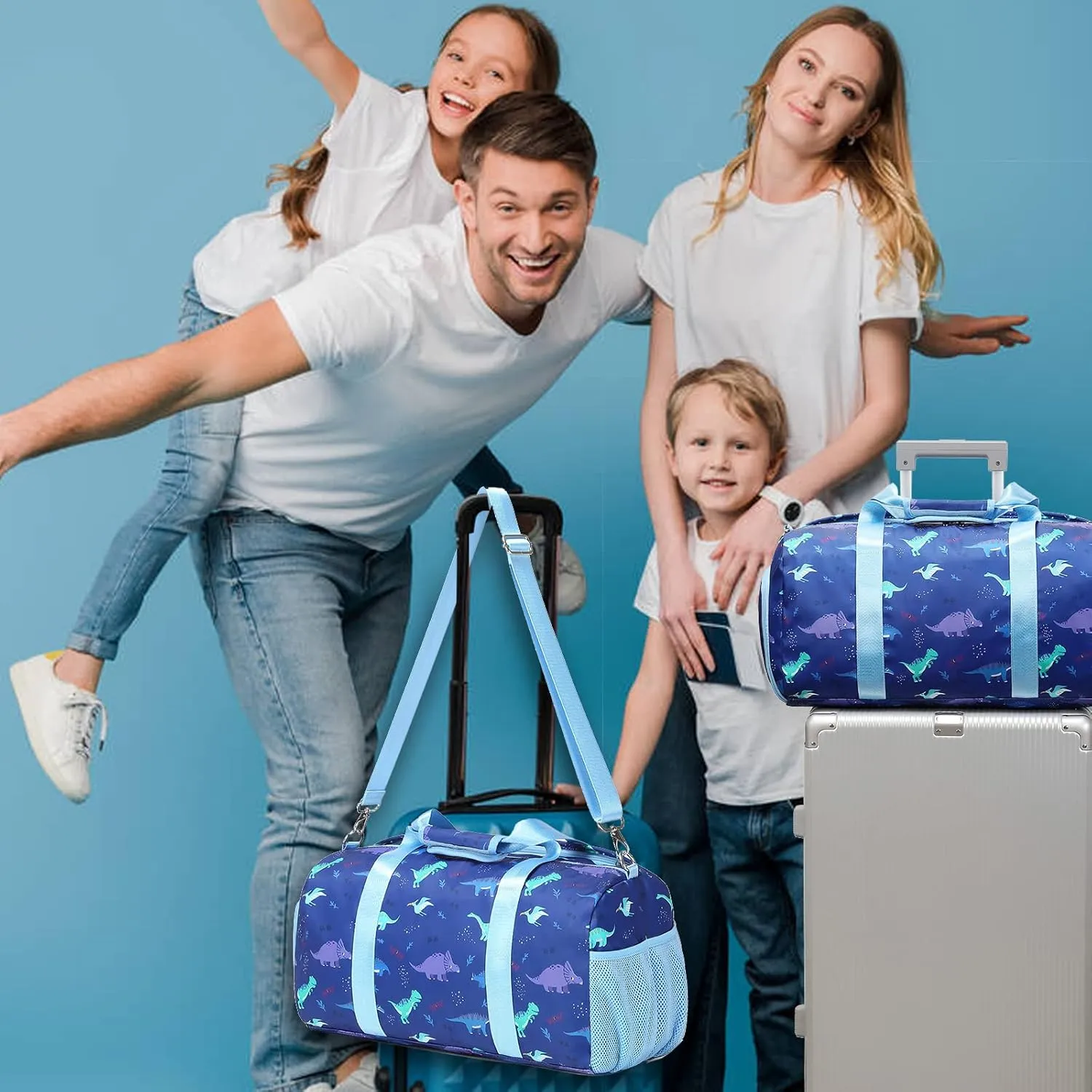 Dance Bag for Boys Water Resistant Gym Bag Overnight Bag Travel Bag Sports with Shoes Compartment
