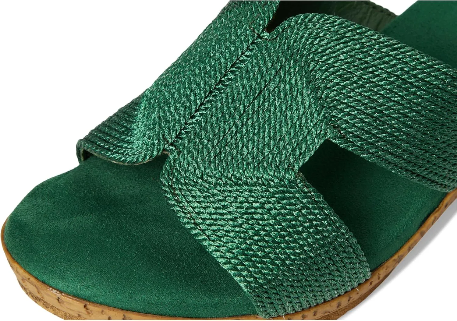 David Tate Womens Vibe Braided Slide Sandals