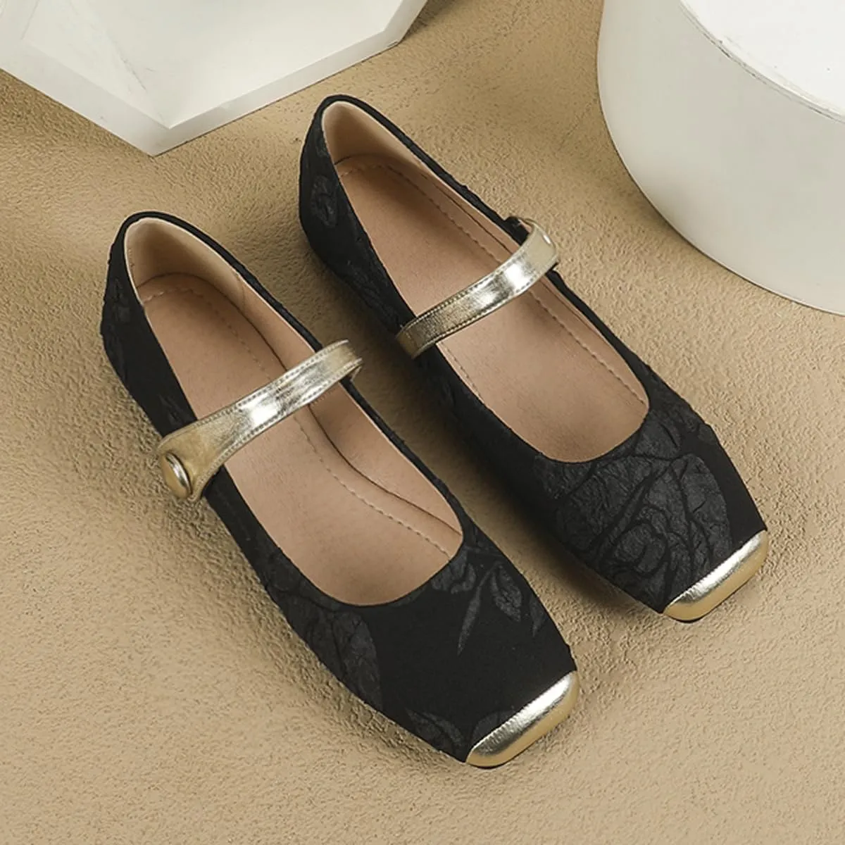 Dear Time Women's Mary Jane Flat Shoes Casual Simple Ballets Comfortable Dressy Office Walking Shoes