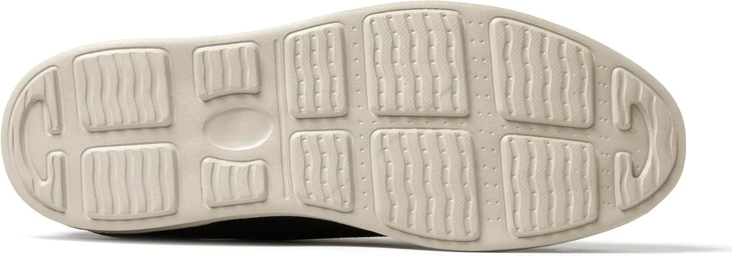 Dearfoams Men's Nash Slip on Oxford Lightweight, Breathable with Arch Support Dress Shoe
