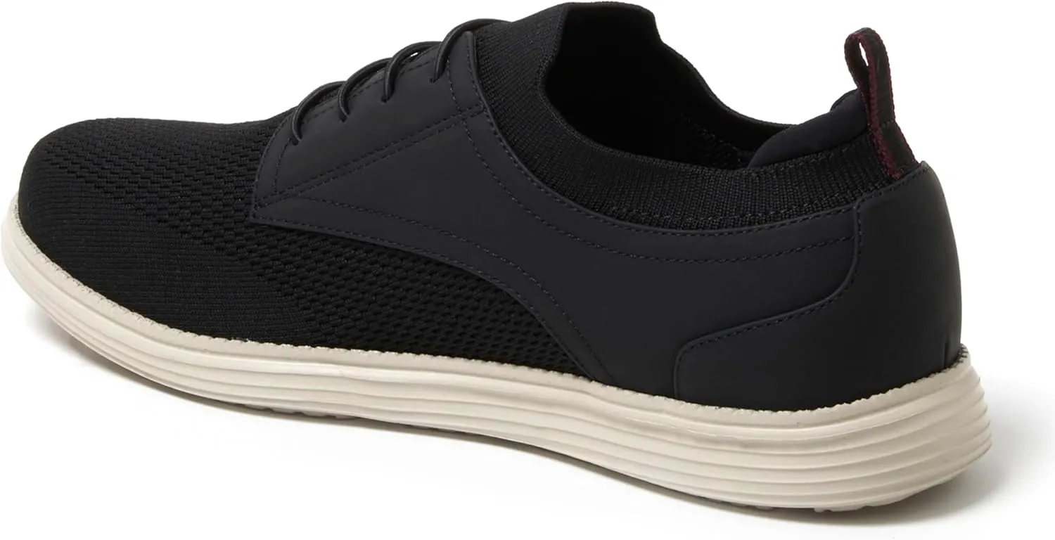 Dearfoams Men's Nash Slip on Oxford Lightweight, Breathable with Arch Support Dress Shoe