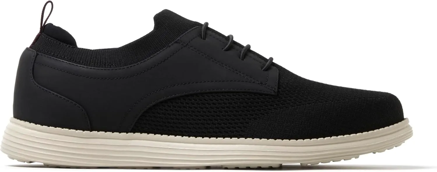 Dearfoams Men's Nash Slip on Oxford Lightweight, Breathable with Arch Support Dress Shoe