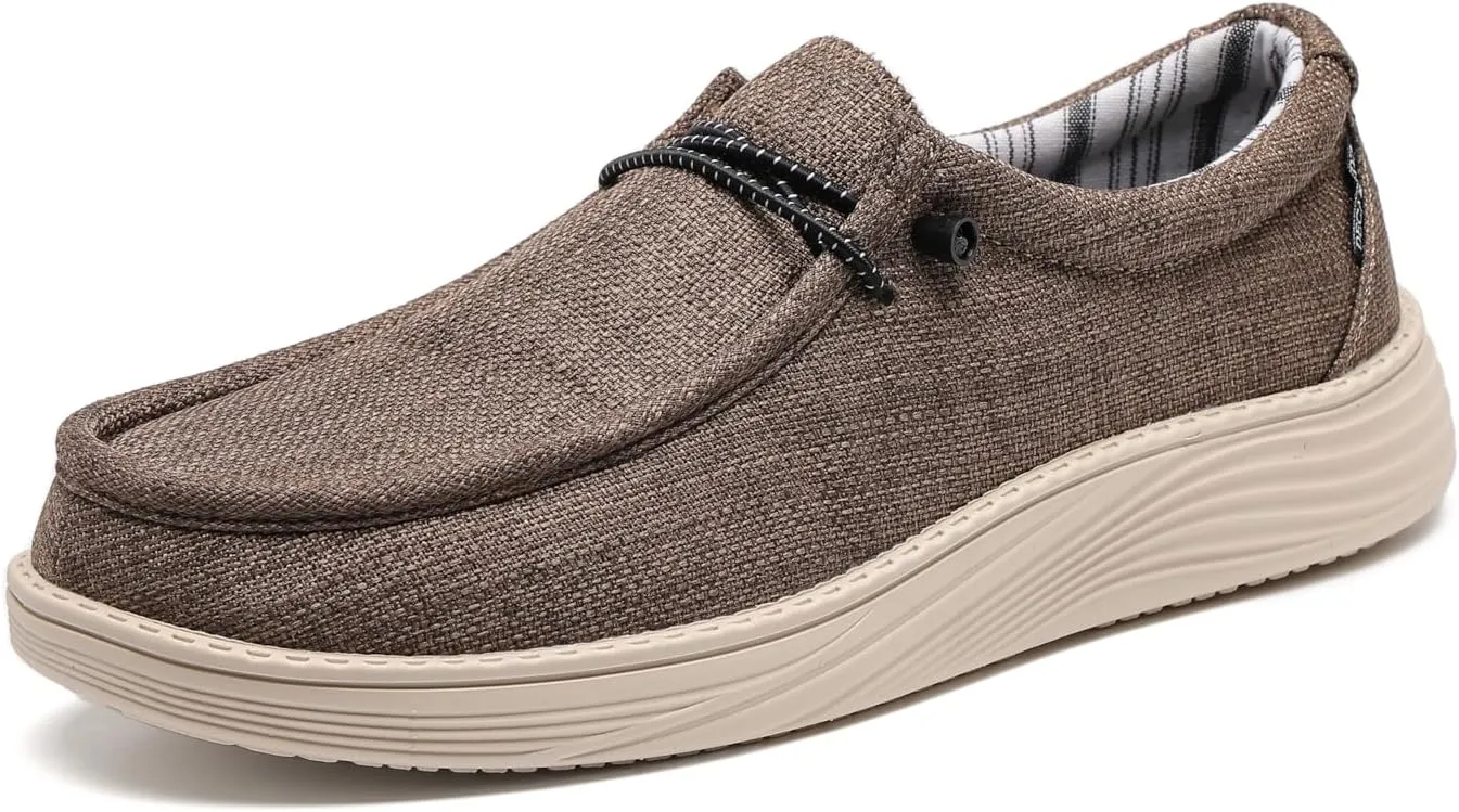 DECARSDZ Men's Casual Slip on Loafers Shoes Stretch Shoe Comfortable & Light-Weigh Use for Commuting Leisure Light Exercise