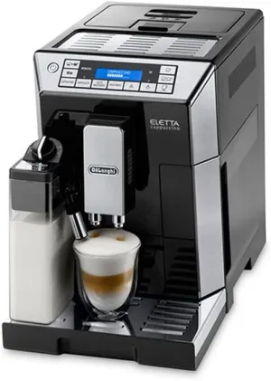 DeLonghi ECAM44660B Eletta Fully Automatic Espresso, Cappuccino and Coffee Machine with One Touch LatteCrema System and Milk Drinks Menu