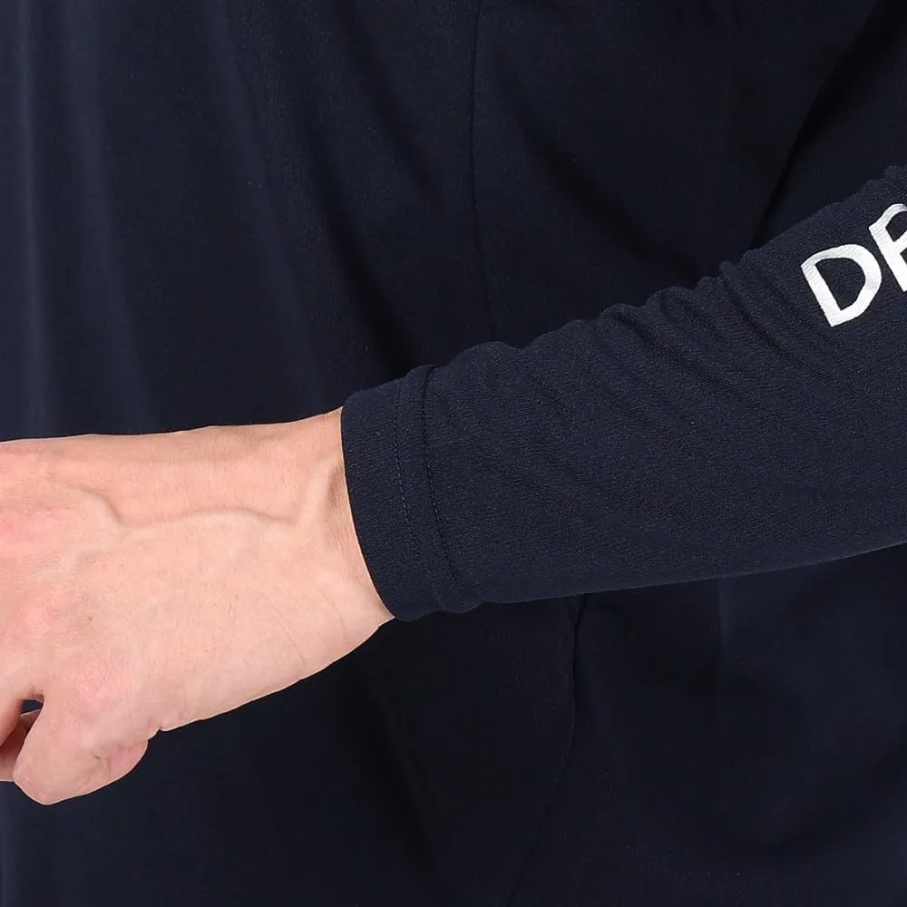 Descente Long-Sleeve Shirt, Volleyball, Sweat Absorbent, Quick Drying, Stretch, Practice, Men's, Women's, Unisex