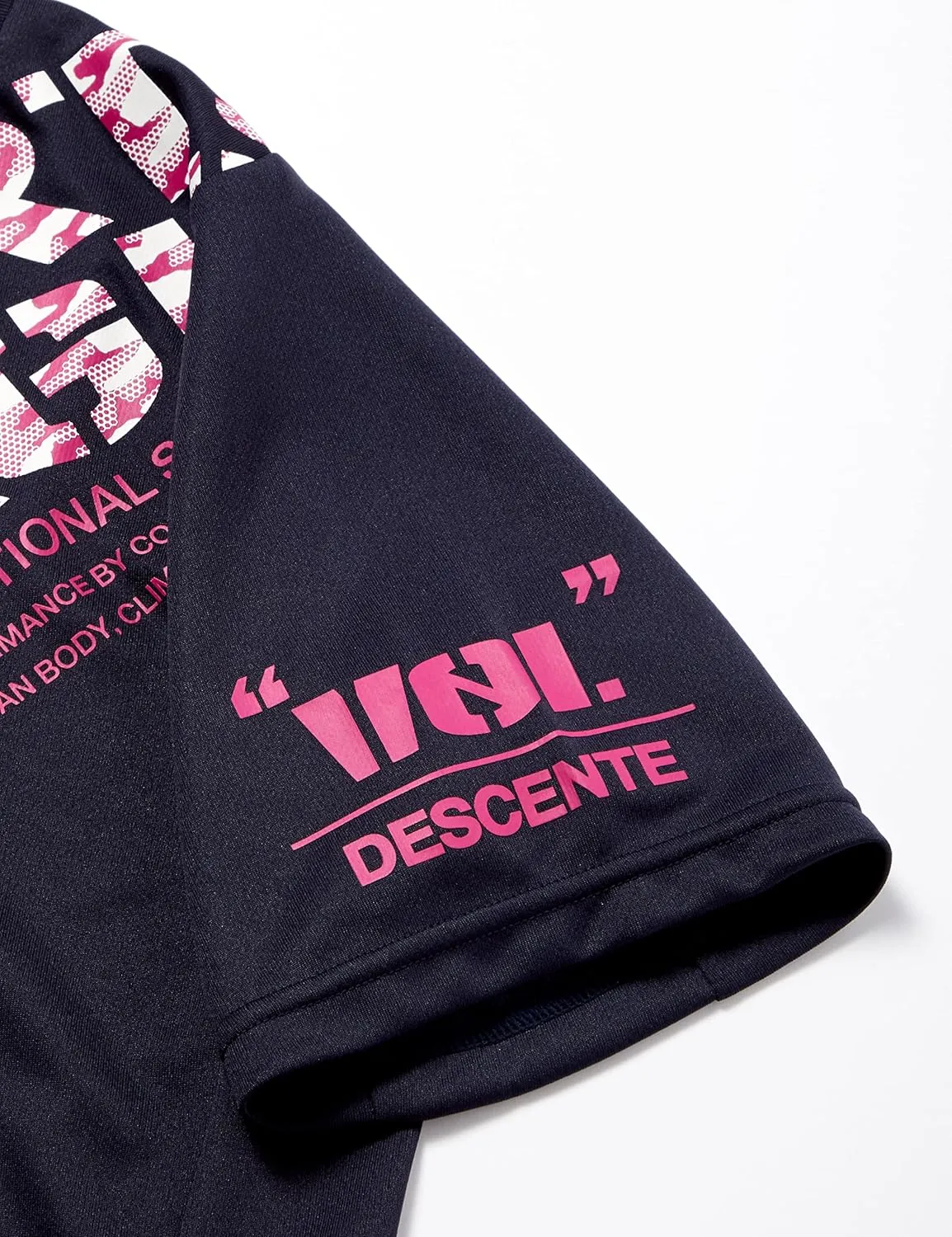 Descente Long-Sleeve Shirt, Volleyball, Sweat Absorbent, Quick Drying, Stretch, Practice, Men's, Women's, Unisex