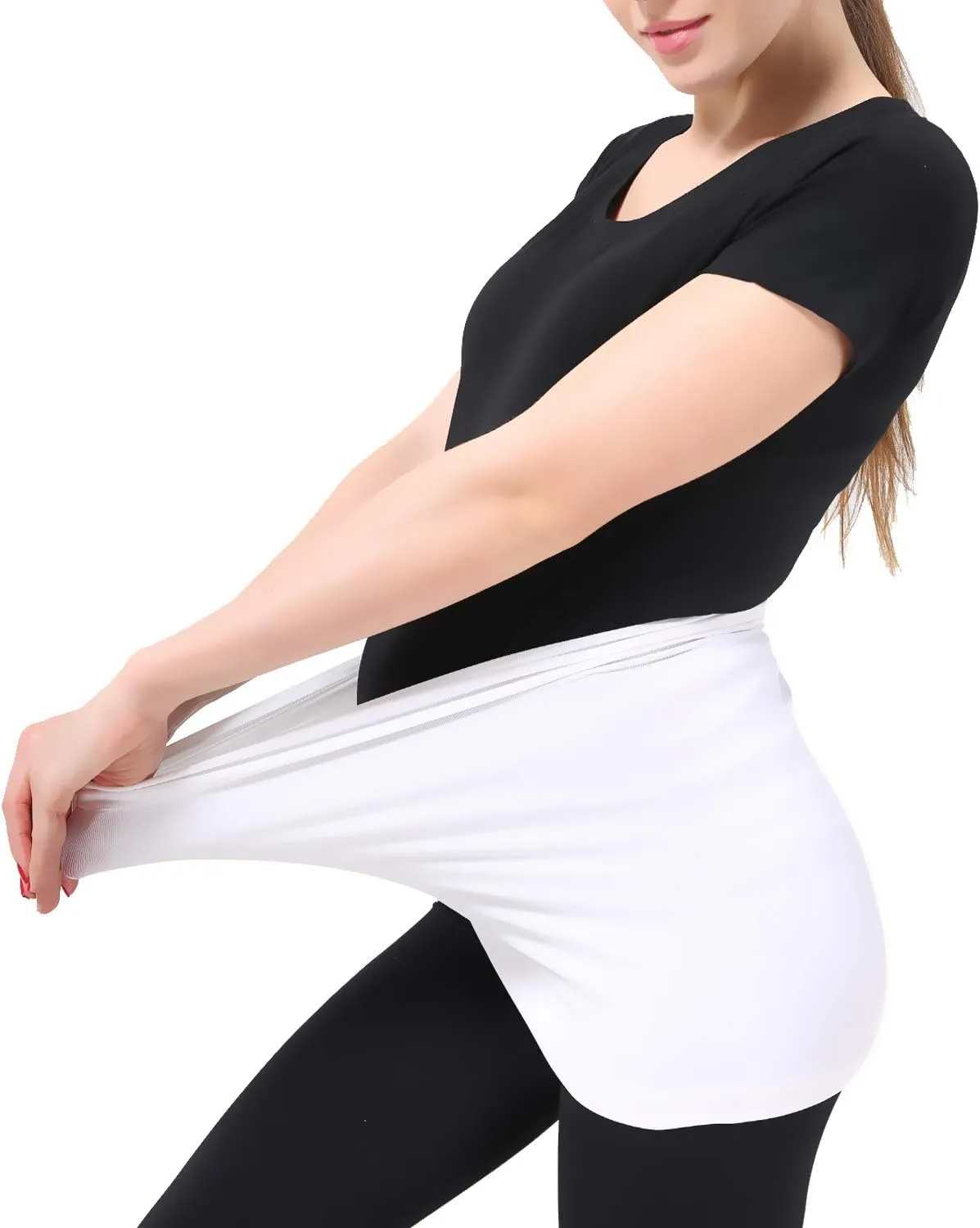 DIRAVO Womens Maternity Belly Band for Pregnancy Non-slip Silicone Stretch Pregnancy Support Belly Belt Bands…