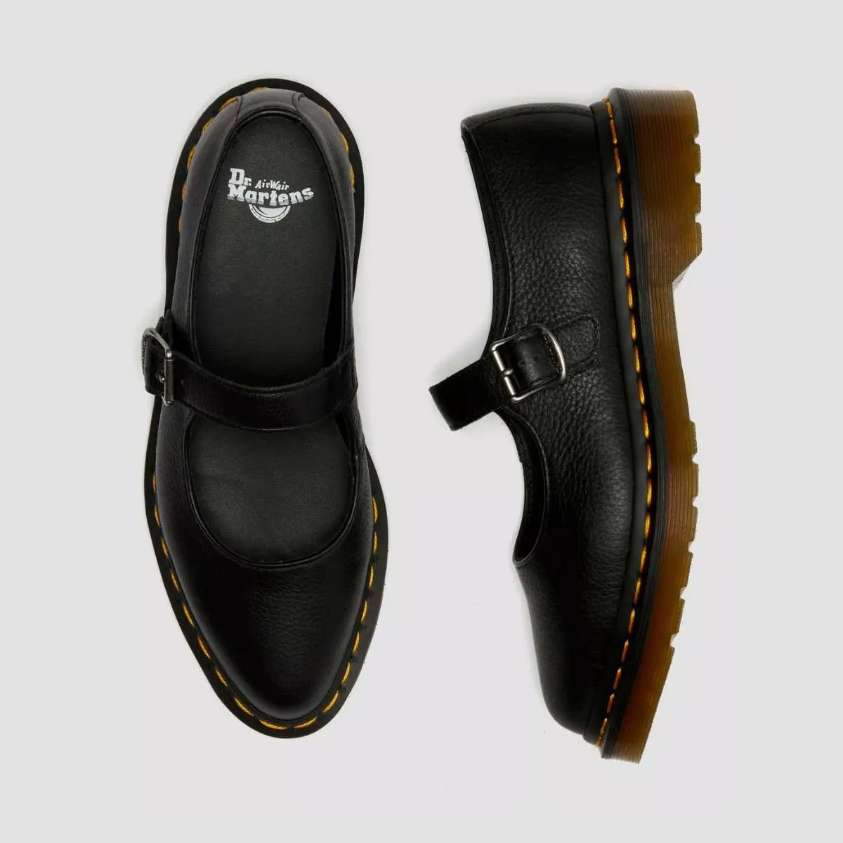 Dr. Martens Elphie Mary Jane Black Virginia W