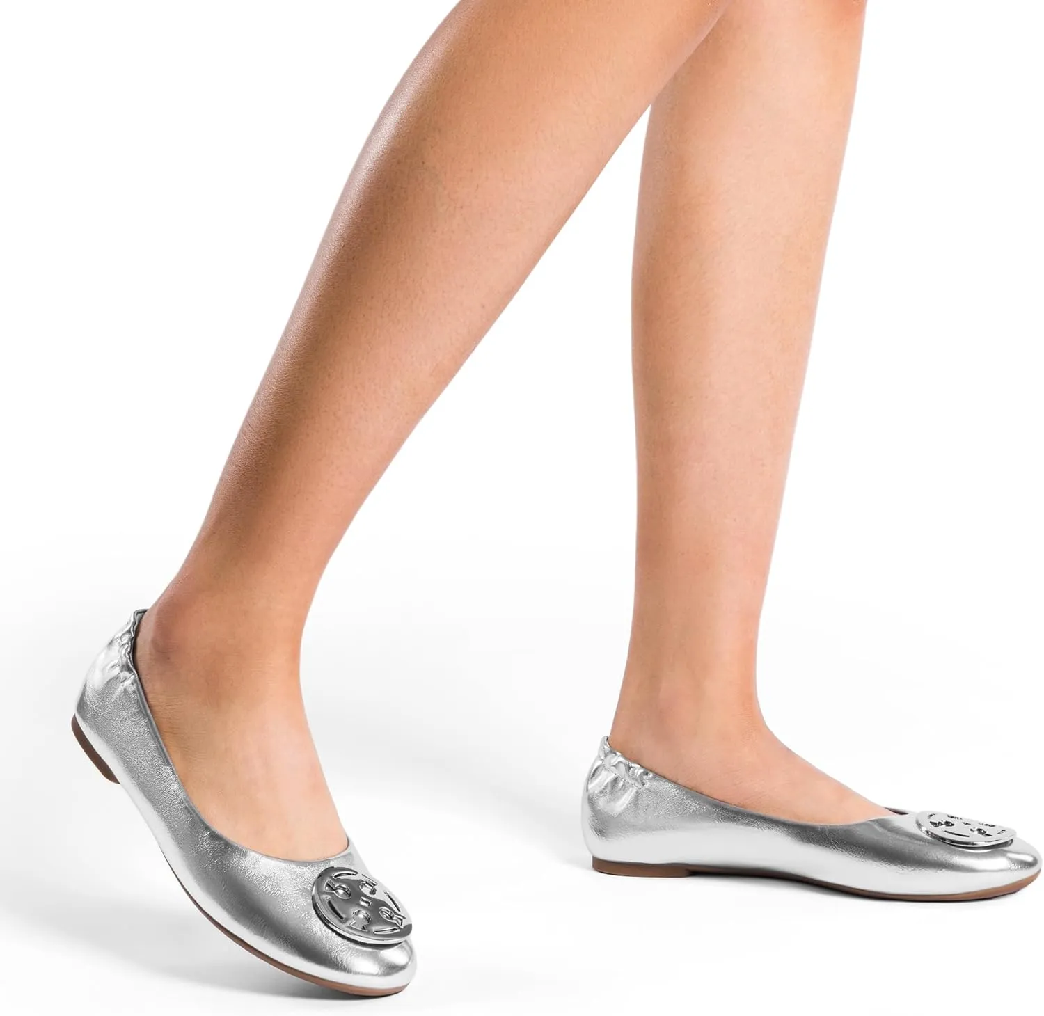 DREAM PAIRS Women's Ballet Flats Shoes Round Toe Slip On Comfortable Dressy Shoes