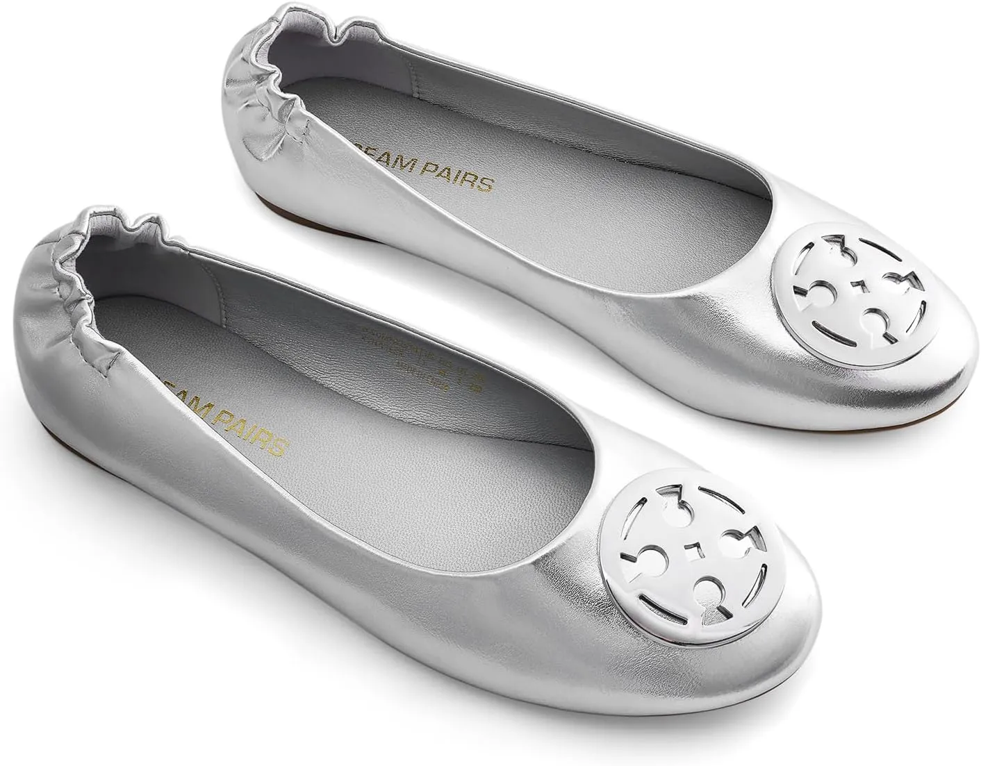 DREAM PAIRS Women's Ballet Flats Shoes Round Toe Slip On Comfortable Dressy Shoes
