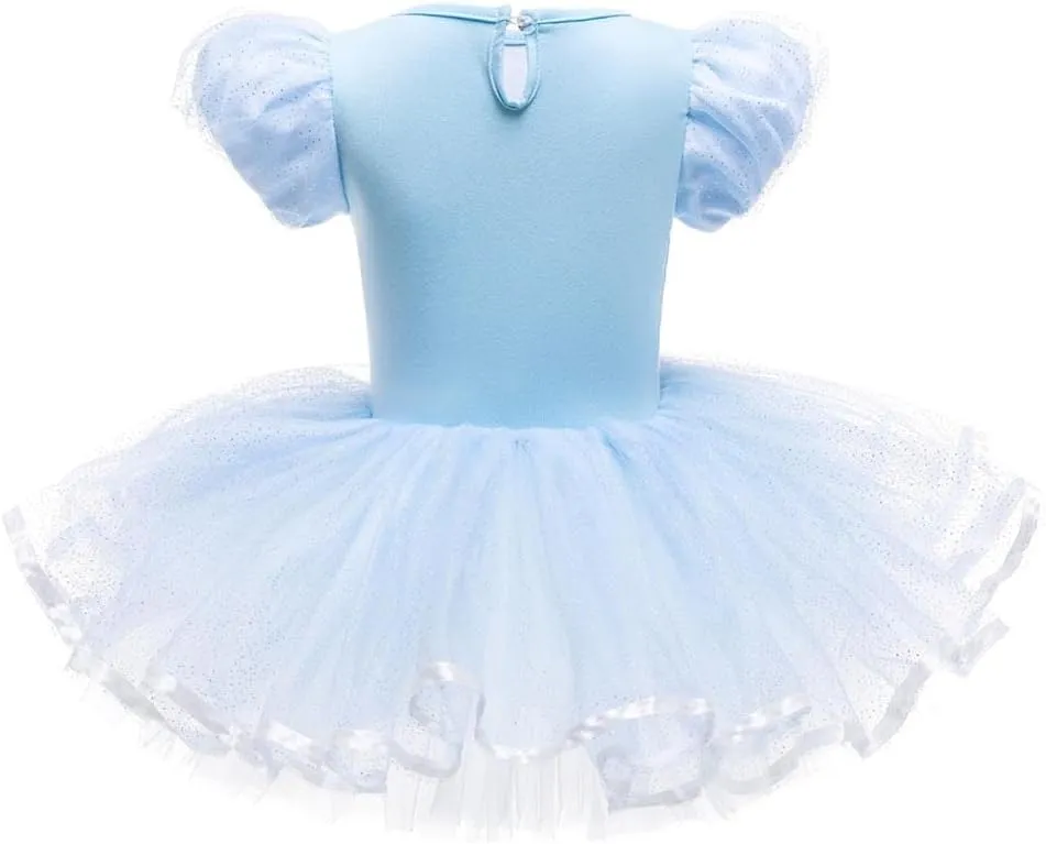 Dressy Daisy Ballet Leotards Tutu Dress for Toddler Girls Ballerina Outfits Dance Costume Dancewear with Tulle Skirt
