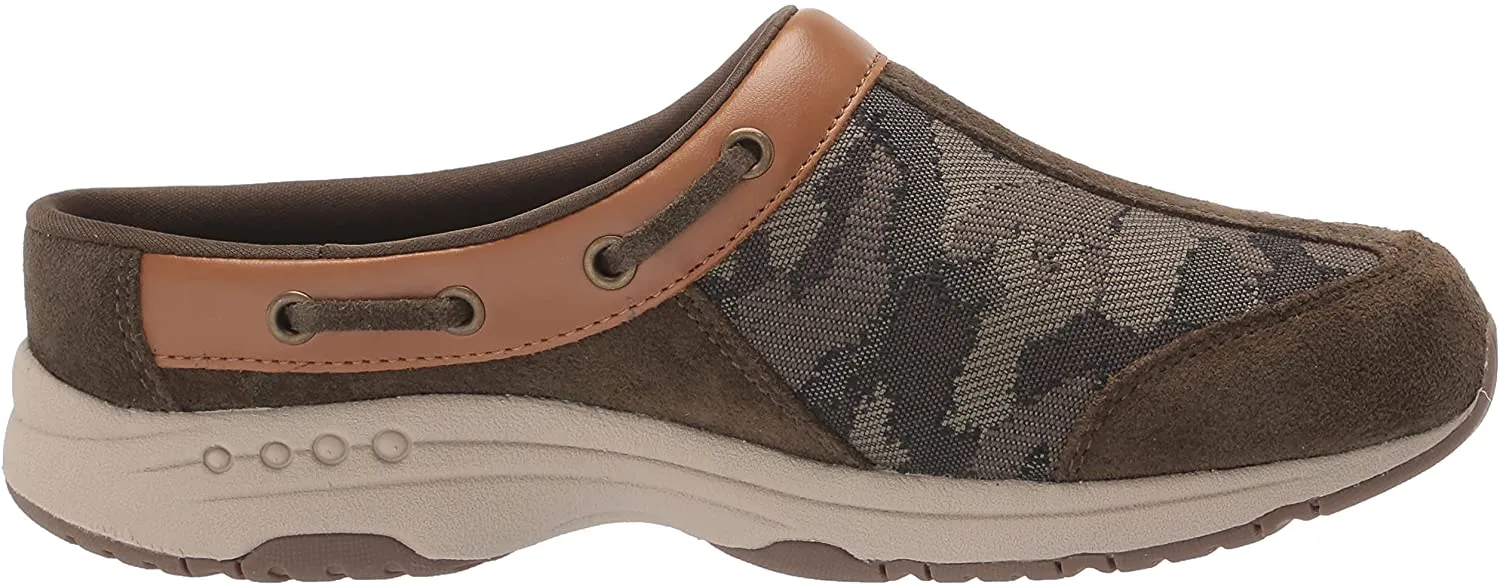 Easy Closed-Toe Safe Narrow Spirit Slip Flash sale Round Clog Travel Green Time 300 On Mule