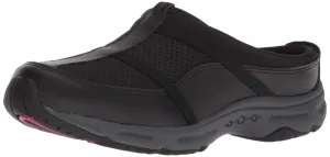 Easy Spirit womens Argyle Mule, Black 001, 9 Wide US