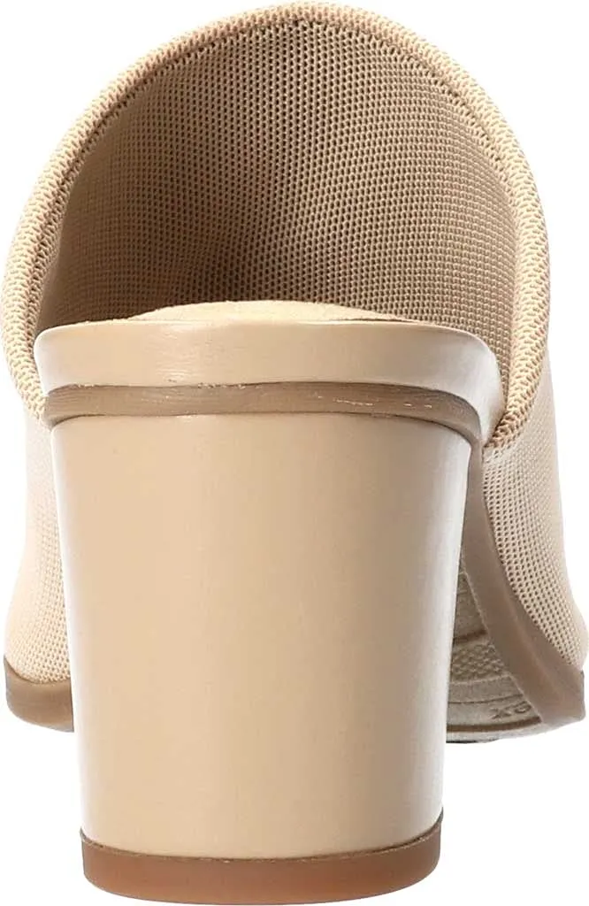 Easy Street Women's Mule, Natural Stretch Fabric, 8 X-Wide